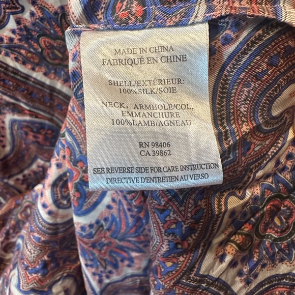 Theory Multicolor Paisley Dress. Size 12-Fits Like A 10. 💯 Silk. Bundle 4 Deals! - Picture 10 of 13